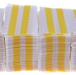 Marsrut 500pcs/Lot 8mm Film Splicing Splice Tape Kit, Double Face Rectangular Insulating Splicer for Joining Using Rest Components Exact in The Raster Yellow Color, Super Adhesion