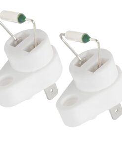 2Pcs G5AM0600 Thermal Fuse Limit Switch, 167C 120V 15A, Replaces 51PG098501, 51PG098561, G4AM0600 Fuse, Automatic Operation for Furnace, Push Button (White Color)