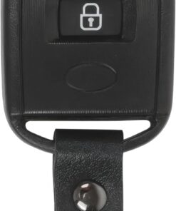 Key Fob Remote Fits for Hyundai Santa Fe and Elantra 2003-2006, 3-Button Electronic Remote Shell Case Replacement for P/N: 95411-26202, FCC ID: OSLOKA-221T OSLOKA-2201T OSLOKA-240T OSLOKA-230T (Black)