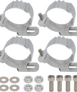 Windshield Clamps Fit for Harley Motorcycle, Windscreen Fork Clamp Mount Accessories, Suitable for 32-45mm Dyna Low Rider Super Glide Wide Glide 1991-2005, Sportster XL 883 1200 48 72 1988-2022